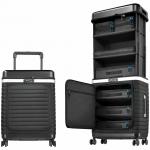 Pull Up | Suitcase Reisekoffer mit patentiertem Regalsystem (urban black)